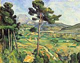 Paul Cezanne Mount Sainte-Victoire Seen from Bellevue painting